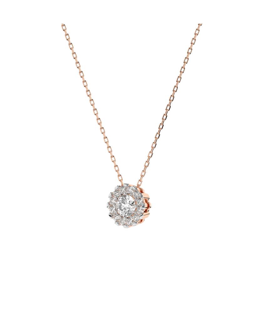 Zelta ķēdīte ar briljanta piekariņu - Goldinga