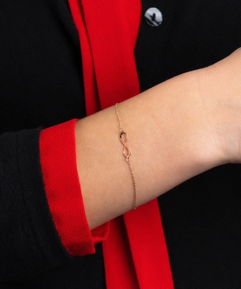 Zelta rokassprādze "Bezgalība"