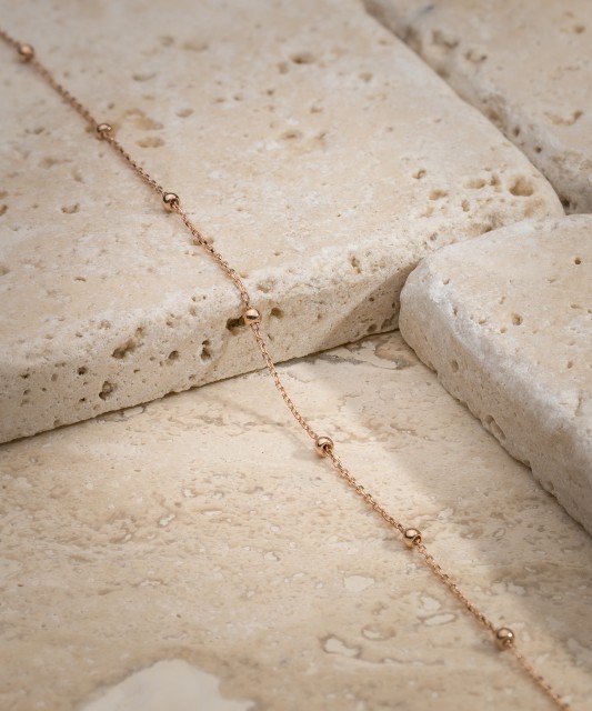 Золотая цепочка на ногу