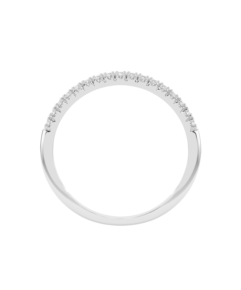 Кольцо из белого золота с бриллиантами