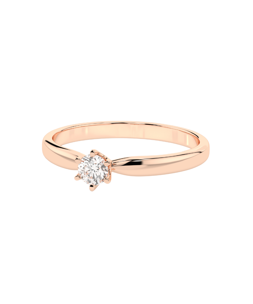 Zelta gredzens ar briljantu - Goldinga