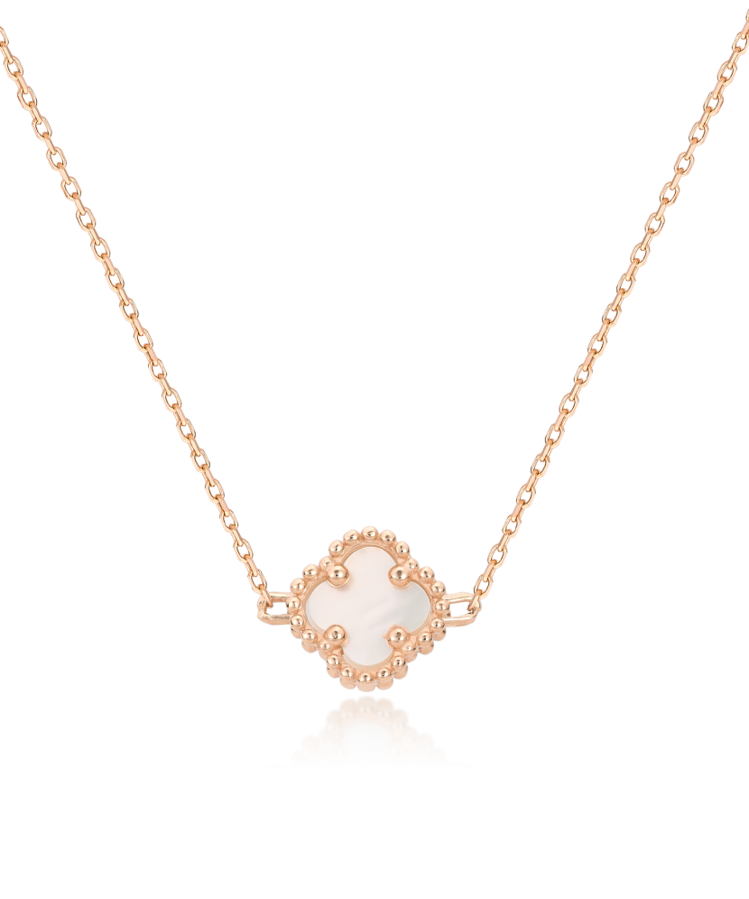 Zelta ķēdīte ar emaljas kulonu