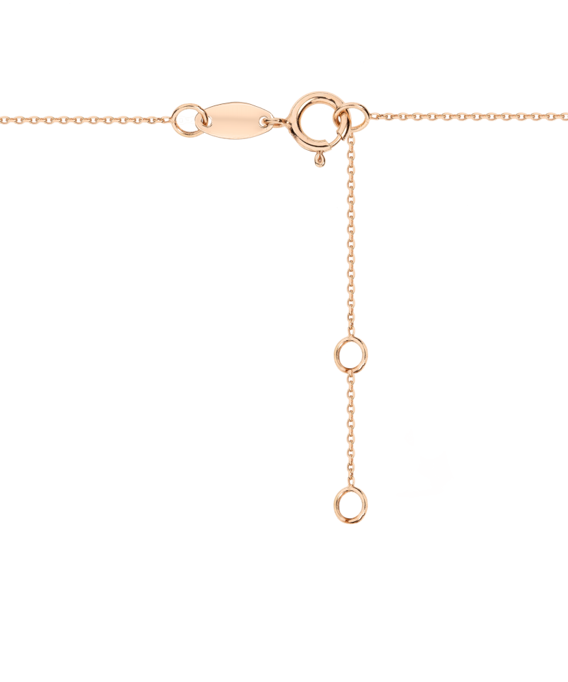 Золотая цепочка с подвеской из циркона