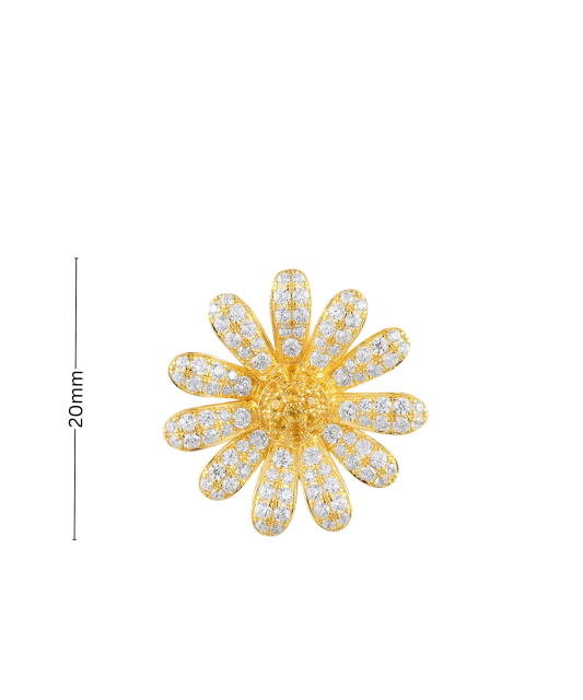 Apzeltīts Sudraba kulons ar spineļiem un cirkoniem