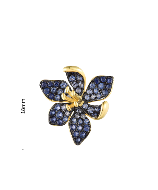 Apzeltīts Sudraba kulons ar spineļiem