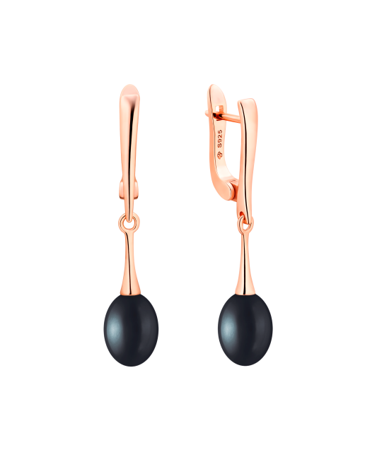 Apzeltīti Sudraba Auskari Ar Pērlēm