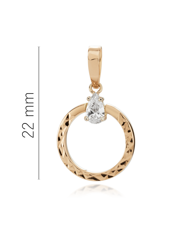 Zelta piekariņš ar cirkoniju