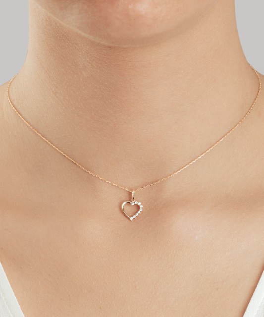 Zelta piekariņš ar cirkonijiem "Krustiņš"