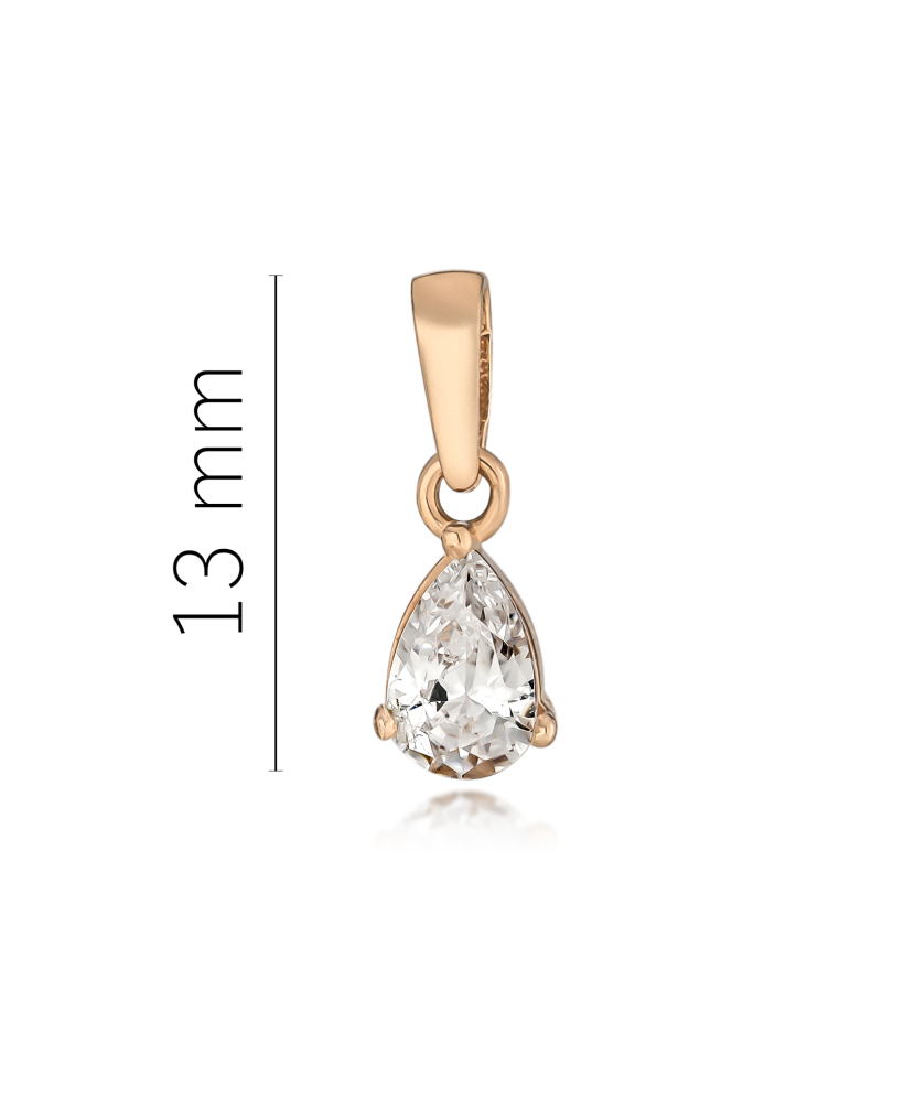 Zelta piekariņš ar cirkonijiem