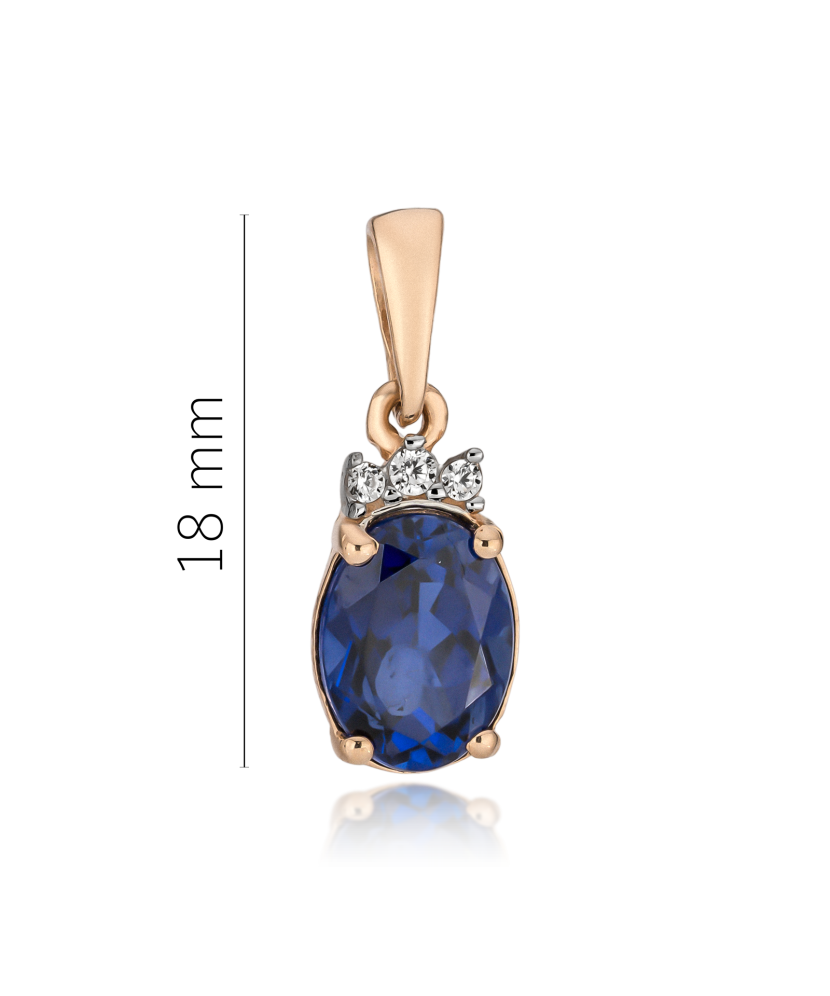 Zelta piekariņš ar cirkonijiem