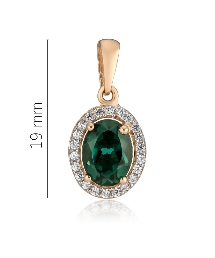 Zelta piekariņš ar cirkonijiem