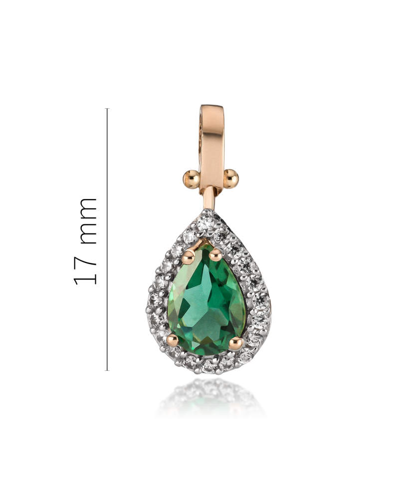 Zelta piekariņš ar cirkonijiem