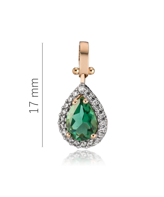 Zelta piekariņš ar cirkonijiem