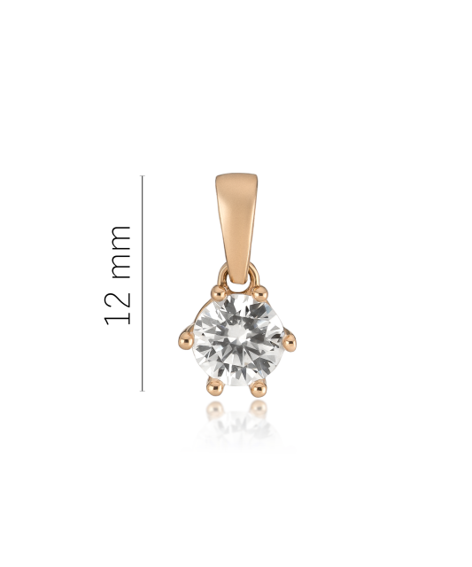 Zelta piekariņš ar cirkonijiem