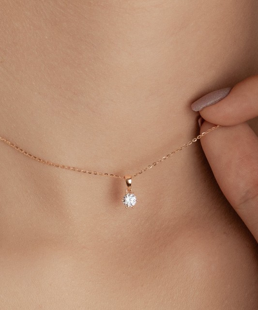 Zelta piekariņš ar cirkonijiem