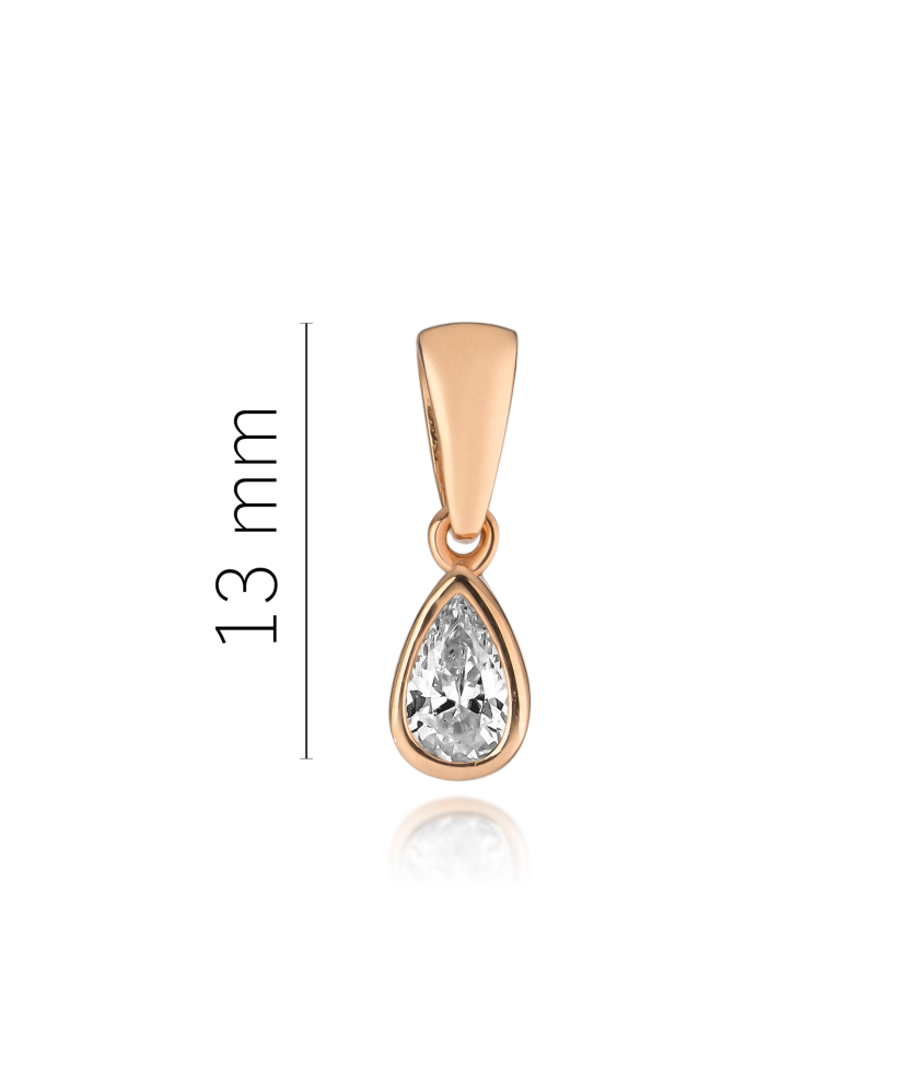 Zelta piekariņš ar cirkonijiem