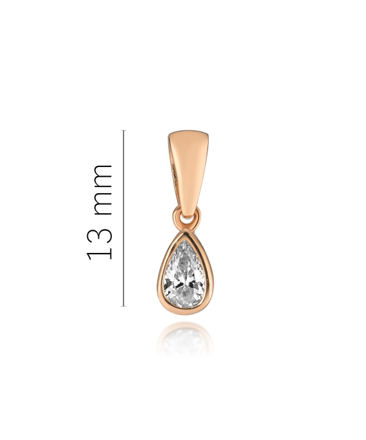 Zelta piekariņš ar cirkonijiem