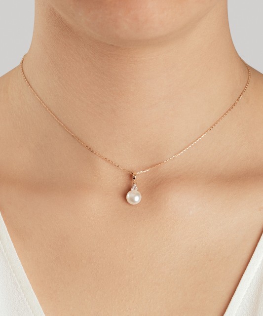 Zelta piekariņš ar pērlēm un cirkonijiem