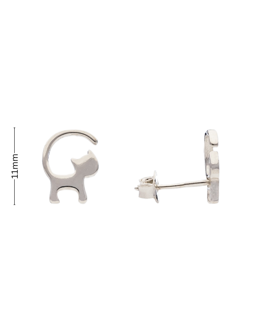 Sidabriniai auskarai "Katinėliai"  - Goldinga