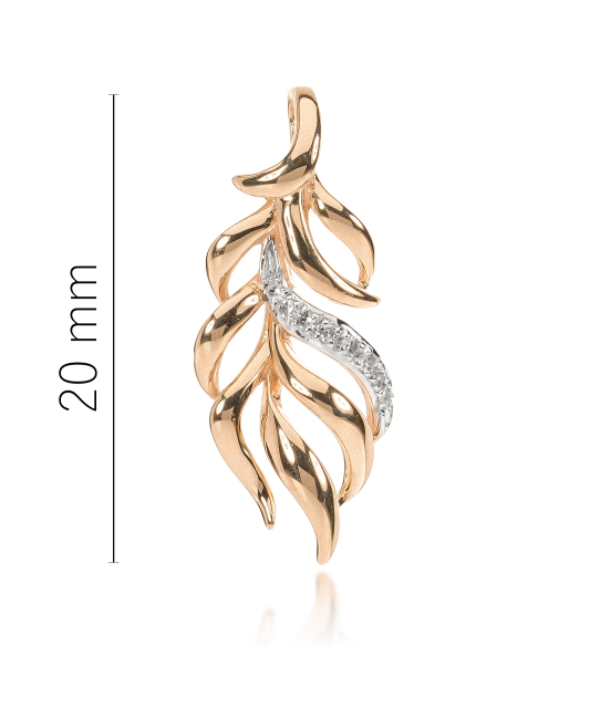 Zelta piekariņš ar dimantiem