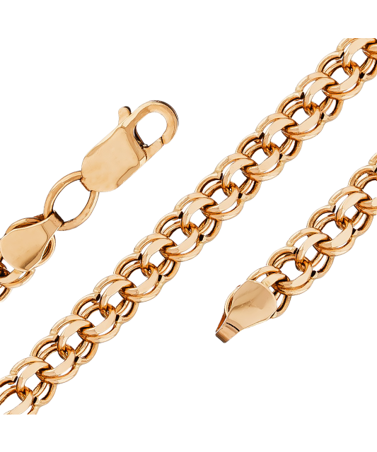 Zelta ķēdīte "Bismark" 5,8mm - Goldinga