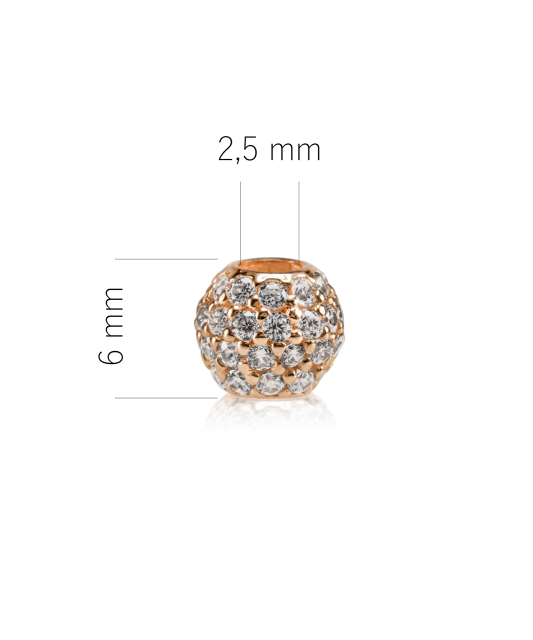 Zelta piekariņš ar cirkonijiem "Muciņa"