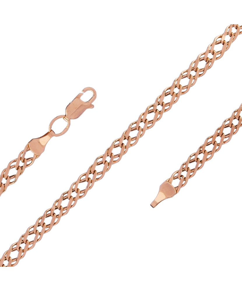 Zelta rokassprādze "Rombo", 4,2 mm - Goldinga