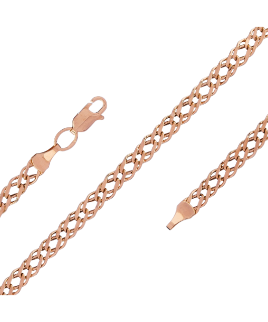 Zelta rokassprādze "Rombo", 4,2 mm - Goldinga