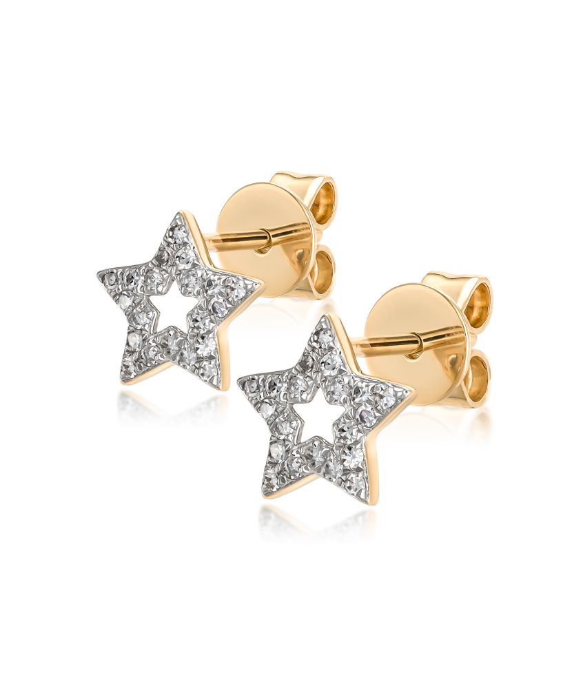 Серьги из золота с бриллиантами