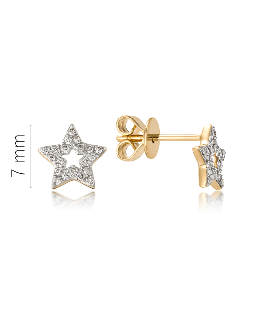 Серьги из золота с бриллиантами