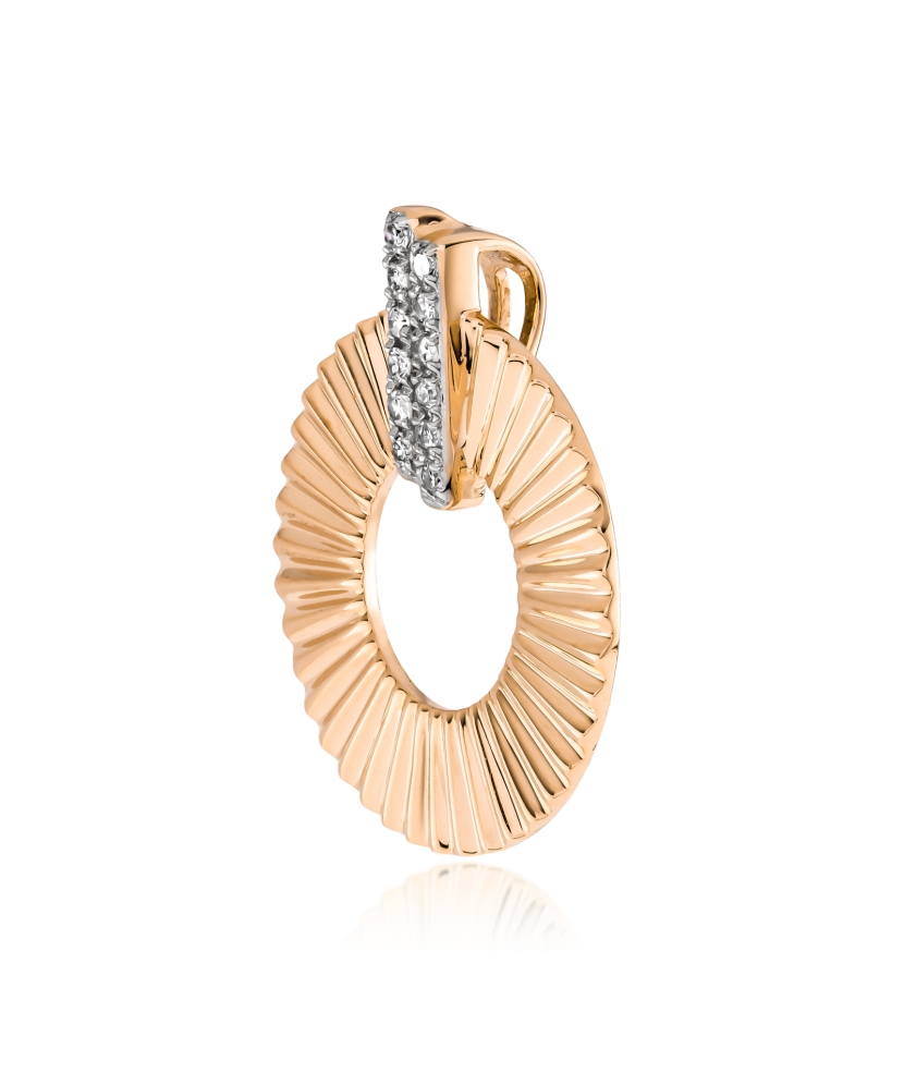 Золотой подвеска с алмазами