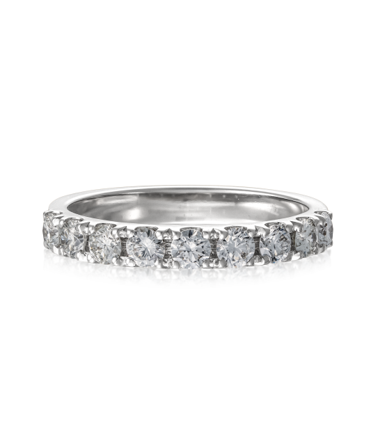 Кольцо из белого золота с бриллиантами (0.78ct)