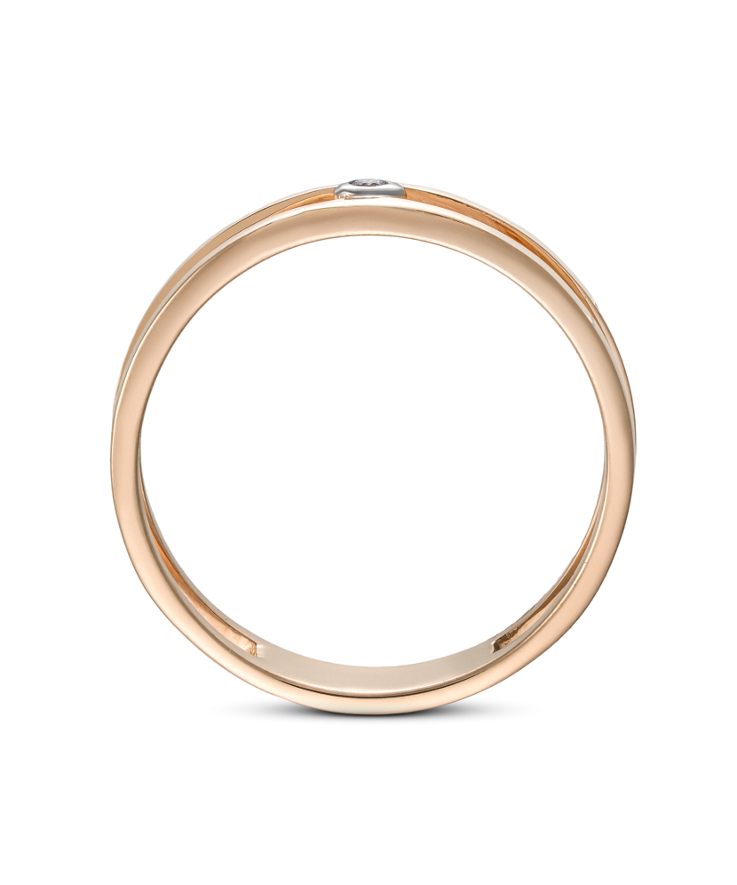 Zelta gredzens ar briljantiem