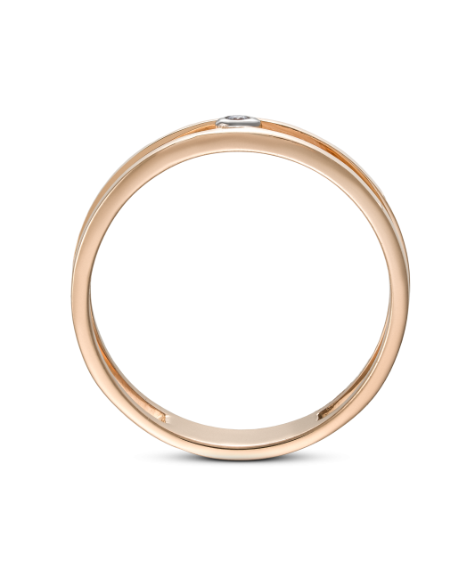 Zelta gredzens ar briljantiem