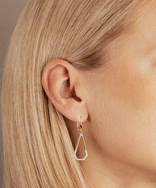 Zelta auskari ar cirkonijiem