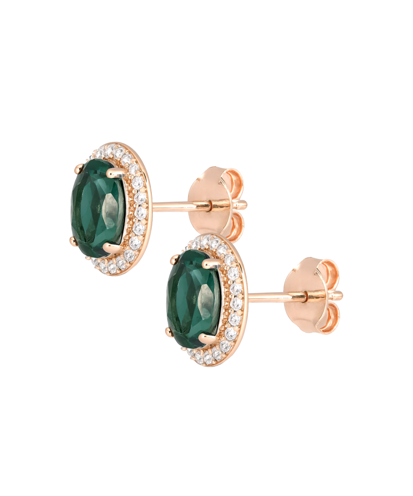 Zelta auskari ar cirkonijiem