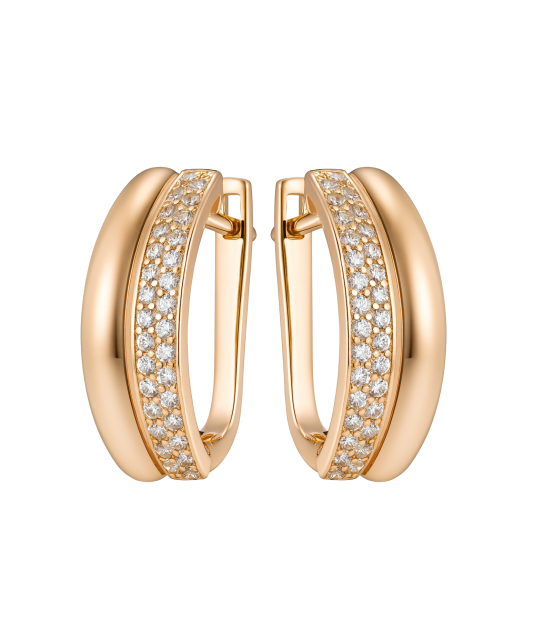 Zelta auskari ar cirkonijiem