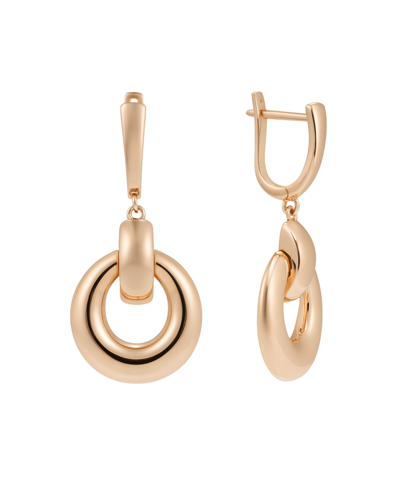 Золотые серьги