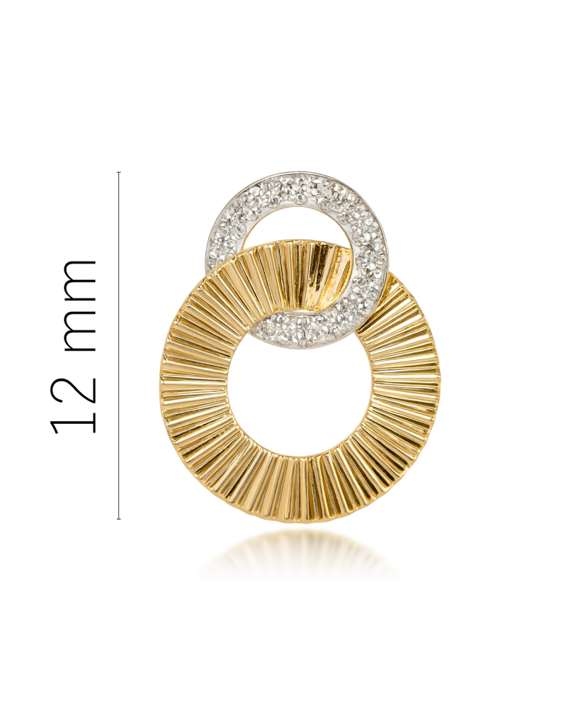 Dzeltena Zelta Kulons Ar Dimantiem