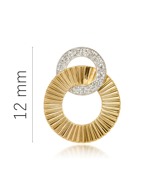 Dzeltena Zelta Kulons Ar Dimantiem