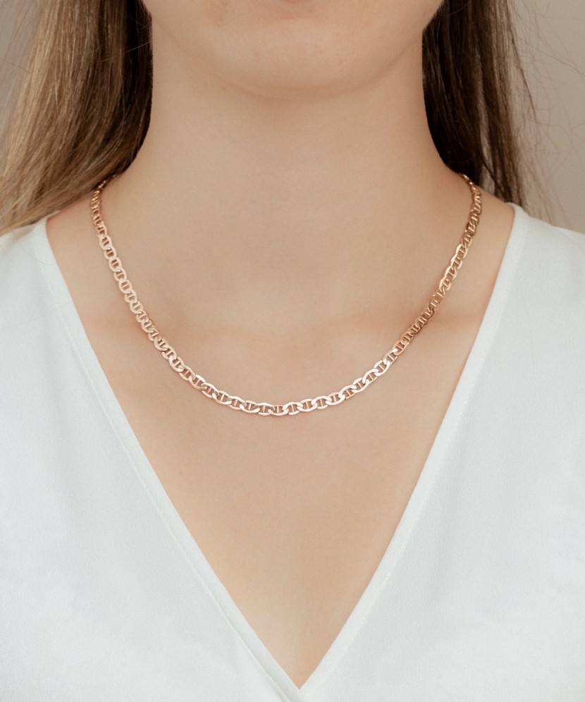 Zelta ķēdīte "Marina" 5.2mm