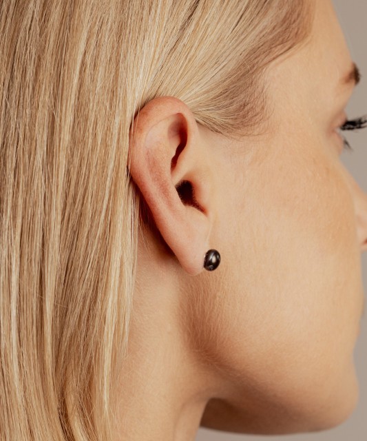 Zelta auskari ar dabīgām pērlēm - Goldinga