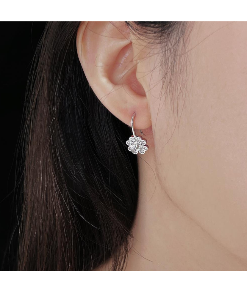 Sudraba auskari ar cirkonijiem