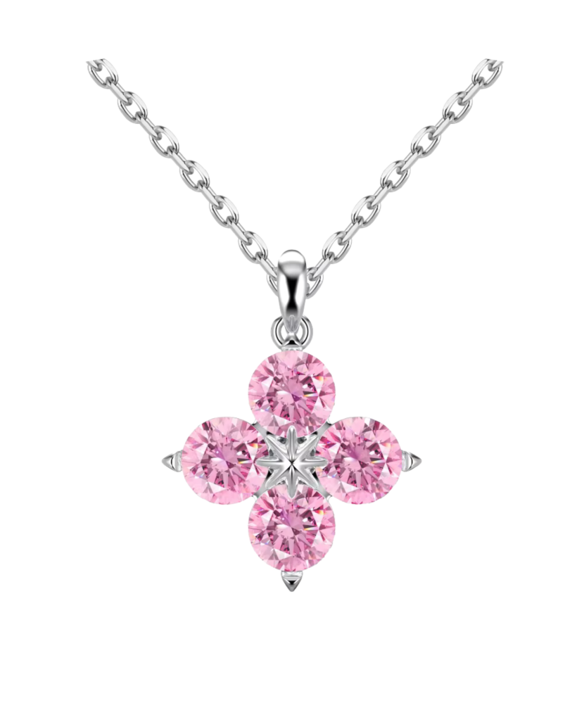 Sudraba ķēdīte ar cirkonija piekariņu