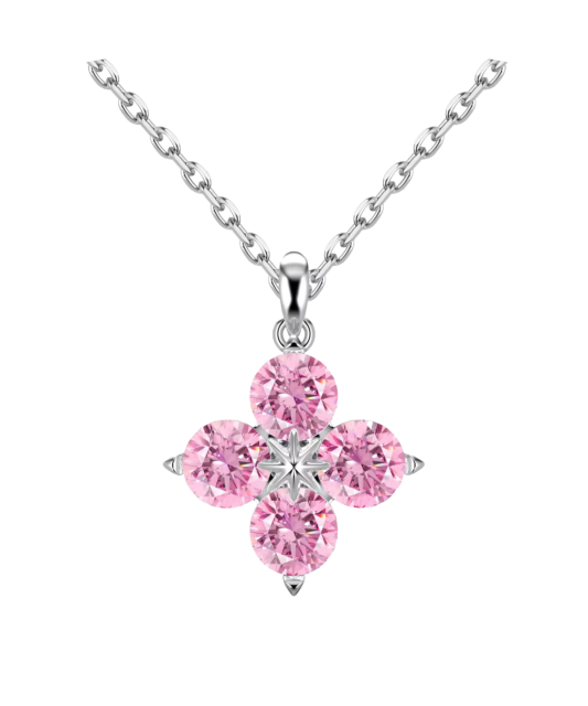 Sudraba ķēdīte ar cirkonija piekariņu