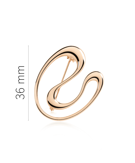 Золотая брошь