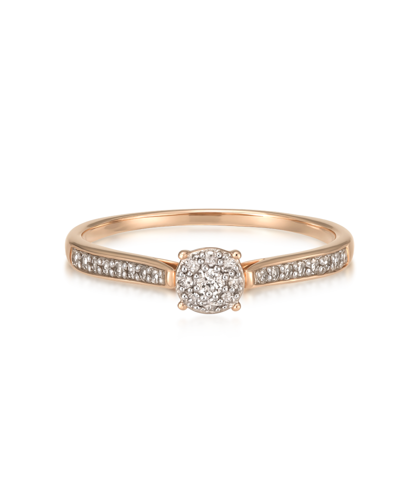 Zelta gredzens ar dimantiem