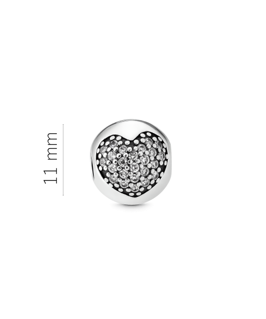 Позолоченная подвеска из серебра "Бочонок" с цирконами