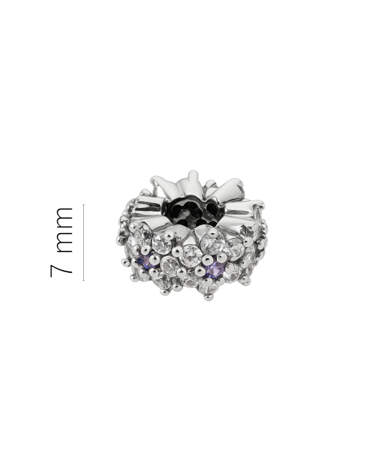 Sudraba piekariņš ar cirkonijiem