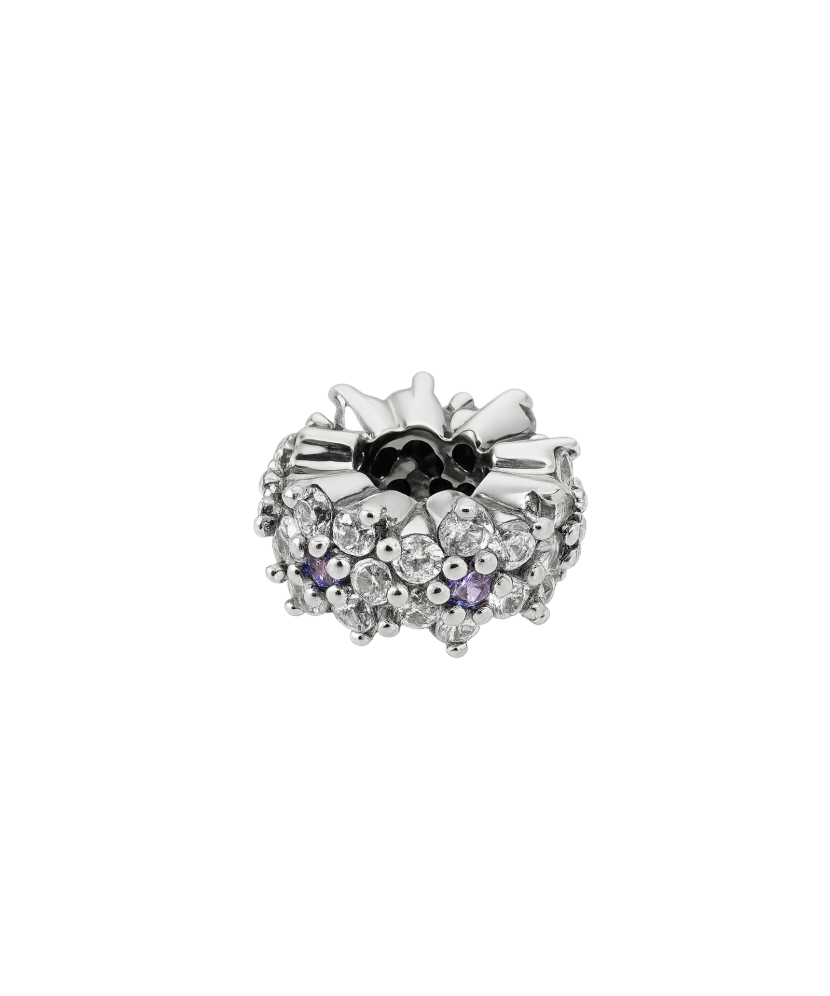 Серебряный подвеска с цирконами